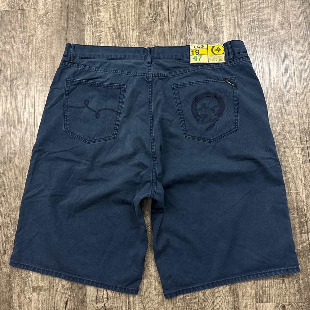 Vintage Y2K LRG Blue Baggy Shorts Jorts